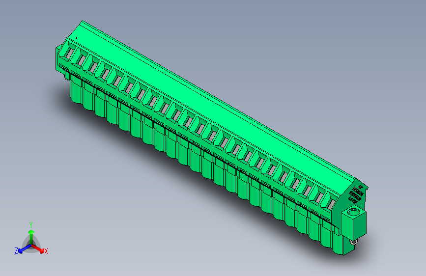 DEGSON 2EDG(M) 系列 5.0mm 螺丝锁紧可插拔接线端子组-2EDGKLM-5.0-23P-14-00AH
