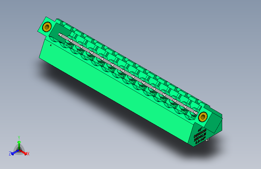 DEGSON 2EDG（M） 系列 5.0mm 螺丝锁紧可插拔接线端子组-2EDGLM-5.0-14P-14-00AH