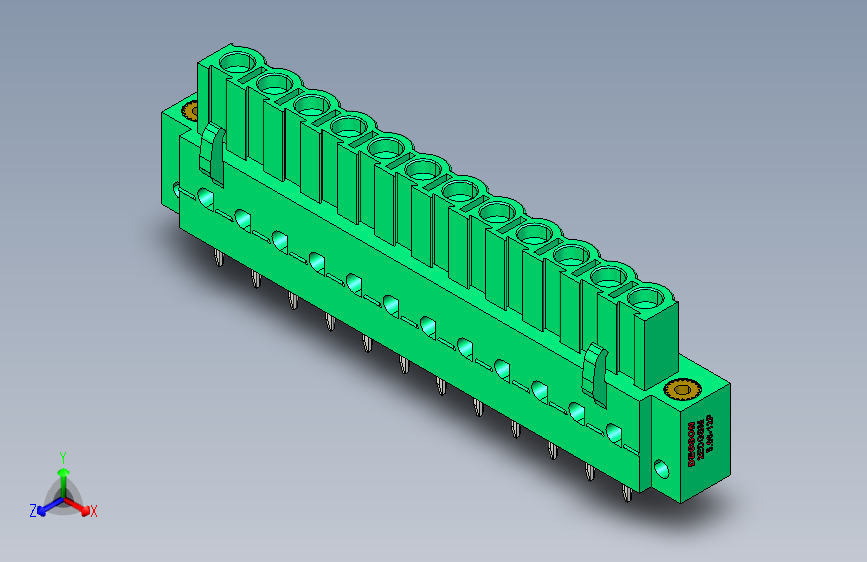DEGSON 2EDG（M） 系列 5.08mm 螺钉锁紧插拔接线端子组-2EDGBM-5.08-12P-14-00AH