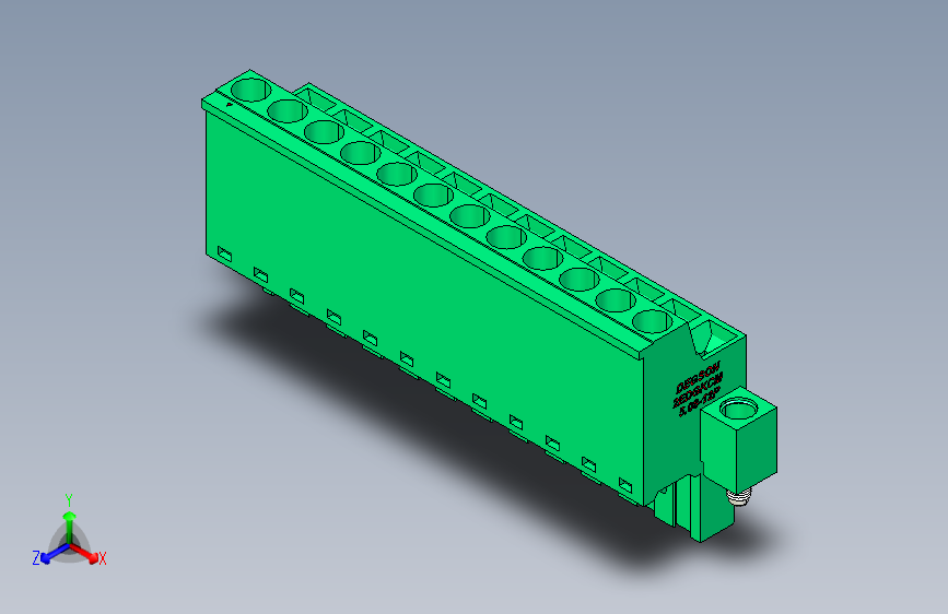 DEGSON 2EDG（M） 系列 5.08mm 螺钉锁紧插拔接线端子组-2EDGKCM-5.08-12P-14-00AH