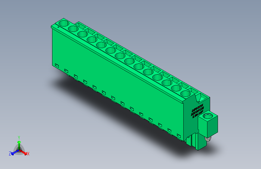 DEGSON 2EDG（M） 系列 5.08mm 螺钉锁紧插拔接线端子组-2EDGKCM-5.08-14P-14-00AH
