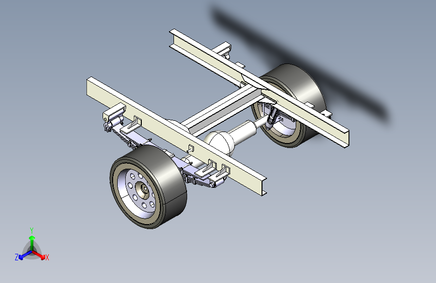 E0733-主副钢板弹簧独立悬架三维Catia2019带参