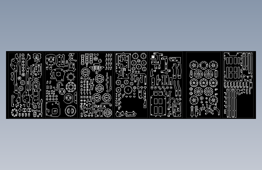 卡车激光切割立CAD