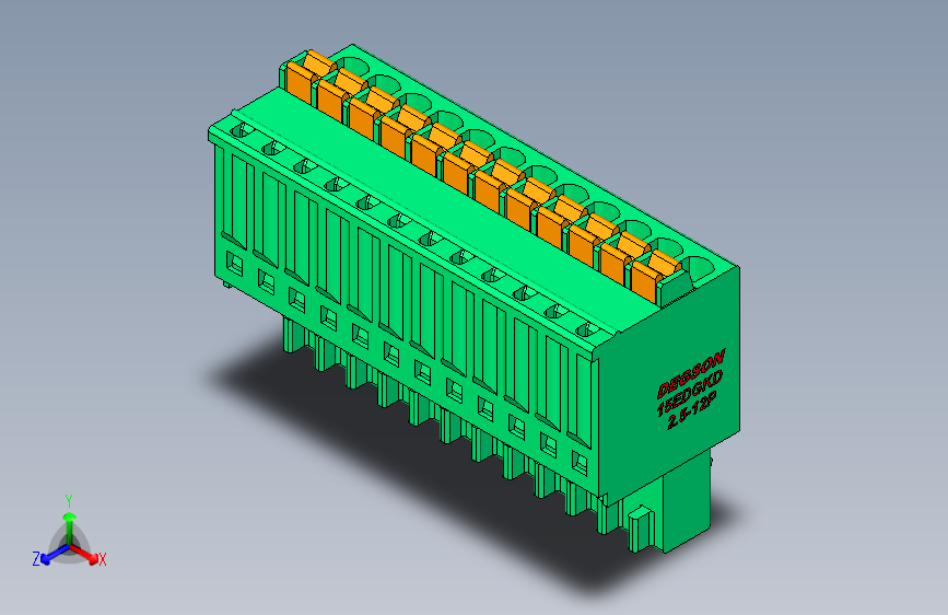 DEGSON 15EDG 系列 2.5mm 接线端子包-15EDGKD-2.5-12P-14-00AH
