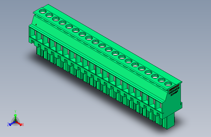 DEGSON 15EDG 系列 3.5mm 插拔式接线端子 FullPack-15EDGKB-3.5-20P-14-00AH