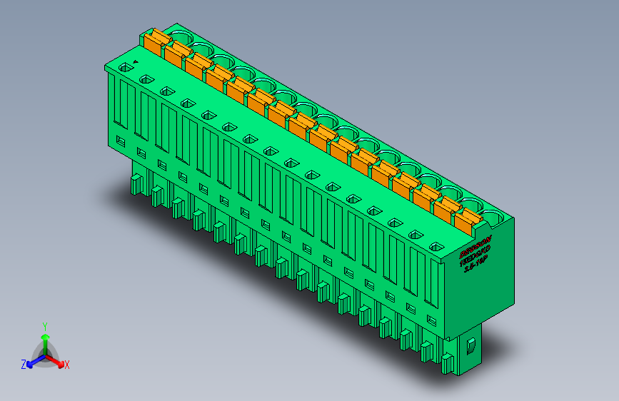 DEGSON 15EDG 系列 3.5mm 插拔式接线端子 FullPack-15EDGKD-3.5-16P-14-00AH