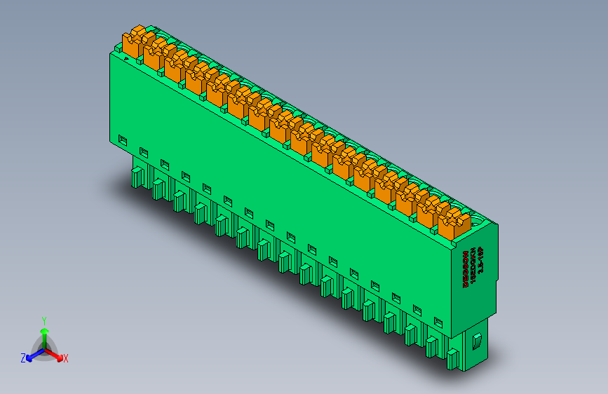 DEGSON 15EDG 系列 3.5mm 插拔式接线端子 FullPack-15EDGKN-3.5-16P-14-00AH