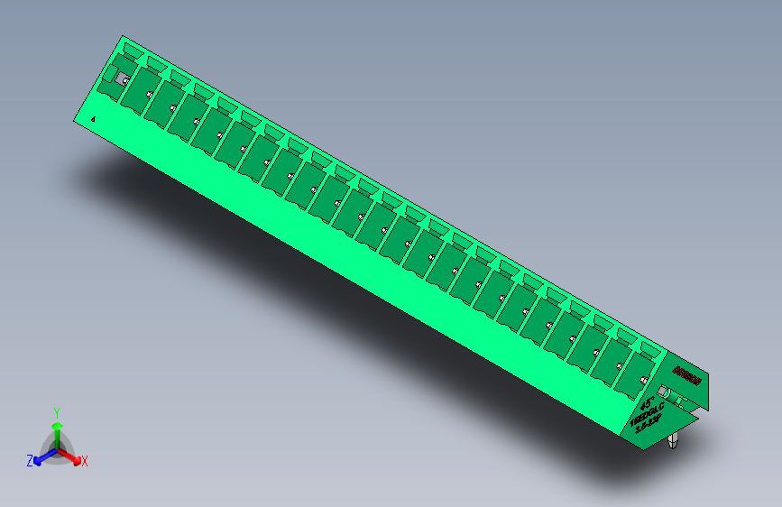 DEGSON 15EDG 系列 3.5mm 插拔式接线端子 FullPack-15EDGLC-3.5-23P-14-00AH