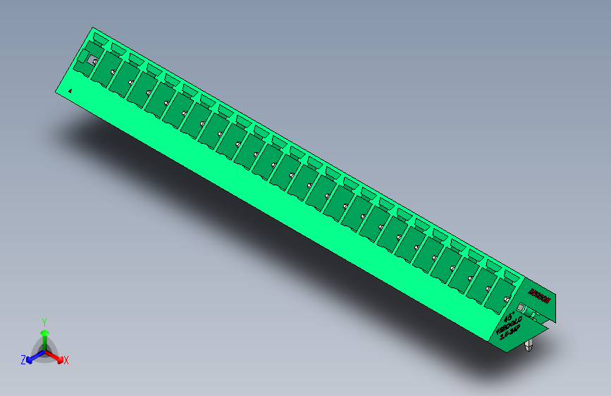 DEGSON 15EDG 系列 3.5mm 插拔式接线端子 FullPack-15EDGLC-3.5-24P-14-00AH