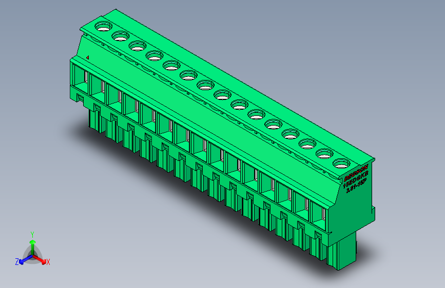 DEGSON 15EDG 系列 3.81mm 插拔式接线端子-15EDGKB-3.81-15P-14-00AH