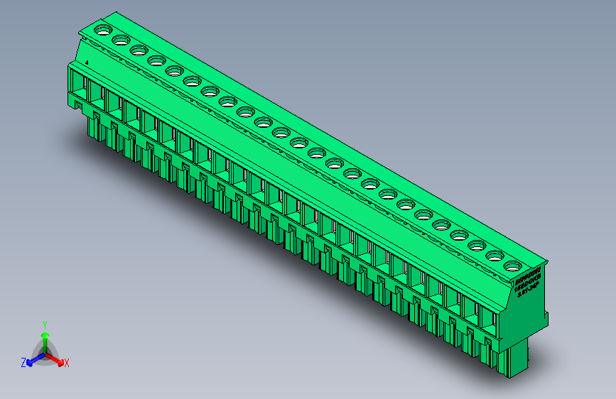 DEGSON 15EDG 系列 3.81mm 插拔式接线端子-15EDGKB-3.81-24P-14-00AH