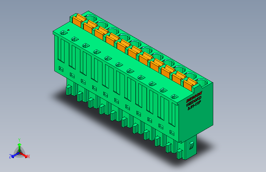 DEGSON 15EDG 系列 3.81mm 插拔式接线端子-15EDGKD-3.81-11P-14-00AH