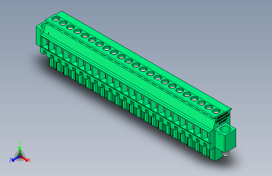DEGSON 15EDG（公头） 3.5mm 螺钉锁紧，插拔式接线端子 FullPack-15EDGKBM-3.5-23P-14-00AH