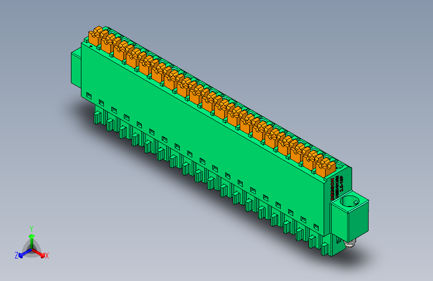 DEGSON 15EDG（公头） 3.5mm 螺钉锁紧，插拔式接线端子 FullPack-15EDGKNM-3.5-19P-14-00AH