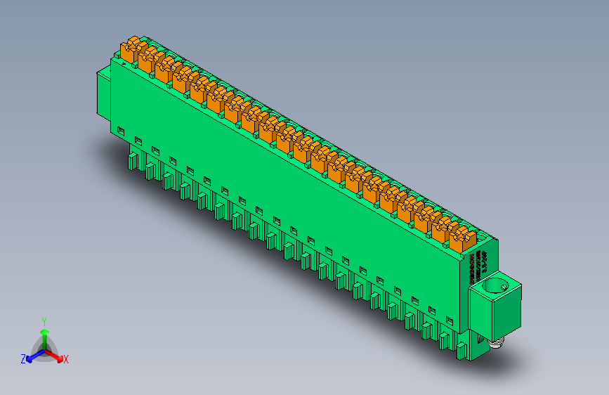DEGSON 15EDG（公头） 3.5mm 螺钉锁紧，插拔式接线端子 FullPack-15EDGKNM-3.5-20P-14-00AH