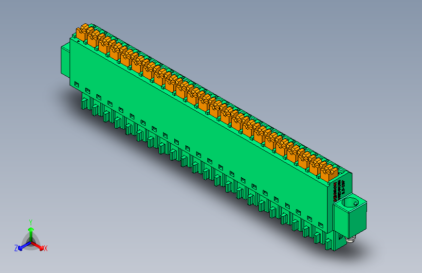 DEGSON 15EDG（公头） 3.5mm 螺钉锁紧，插拔式接线端子 FullPack-15EDGKNM-3.5-23P-14-00AH