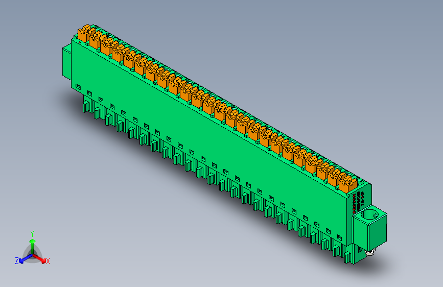 DEGSON 15EDG（公头） 3.5mm 螺钉锁紧，插拔式接线端子 FullPack-15EDGKNM-3.5-24P-14-00AH