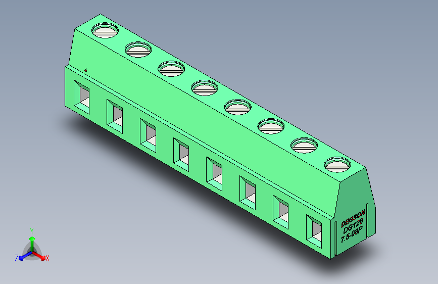 DEGSON DG128 系列 5.07.5mm 接线端子-DG128-7.5-08P-14-00AH