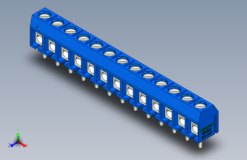 DEGSON DG301 系列 5.0mm 接线端子-DG301-5.0-13P-12-00AH