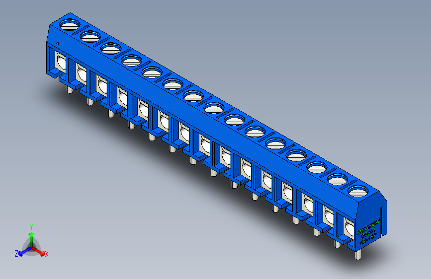 DEGSON DG301 系列 5.0mm 接线端子-DG301-5.0-15P-12-00AH
