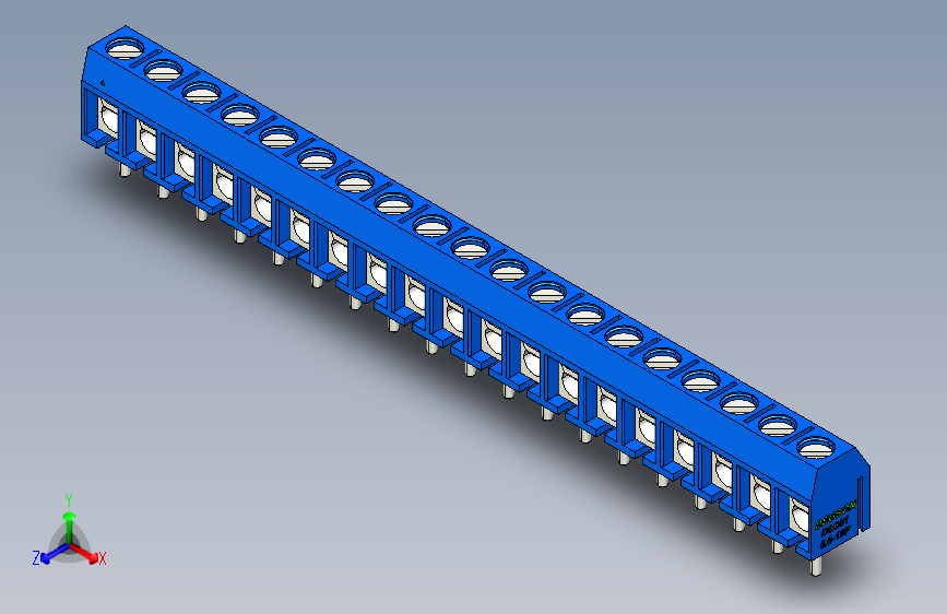 DEGSON DG301 系列 5.0mm 接线端子-DG301-5.0-19P-12-00AH