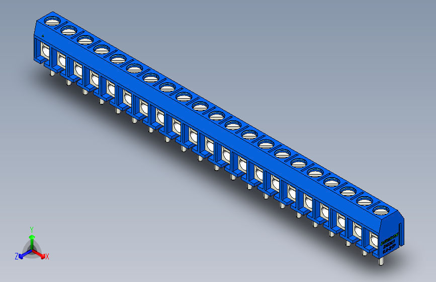 DEGSON DG301 系列 5.0mm 接线端子-DG301-5.0-21P-12-00AH