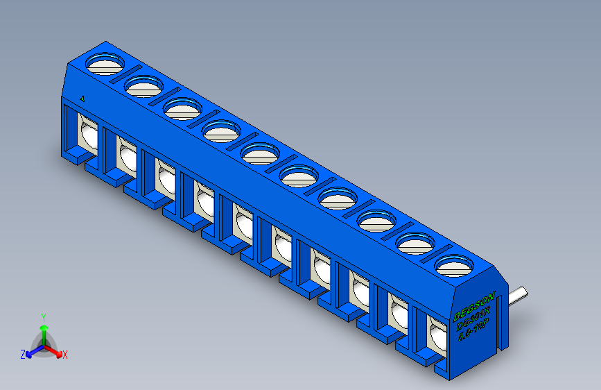DEGSON DG301 系列 5.0mm 接线端子-DG301R-5.0-10P-12-00AH