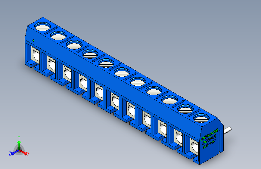 DEGSON DG301 系列 5.0mm 接线端子-DG301R-5.0-11P-12-00AH