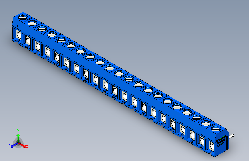 DEGSON DG301 系列 5.0mm 接线端子-DG301R-5.0-21P-12-00AH