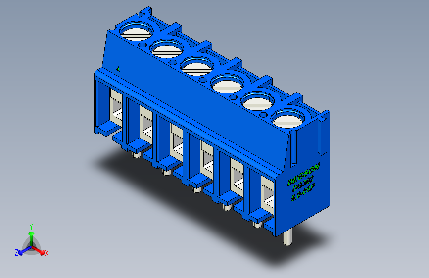 DEGSON DG302 系列 5.0 接线端子-DG302-5.0-06P-12-00AH