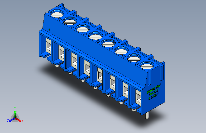 DEGSON DG302 系列 5.0 接线端子-DG302-5.0-08P-12-00AH