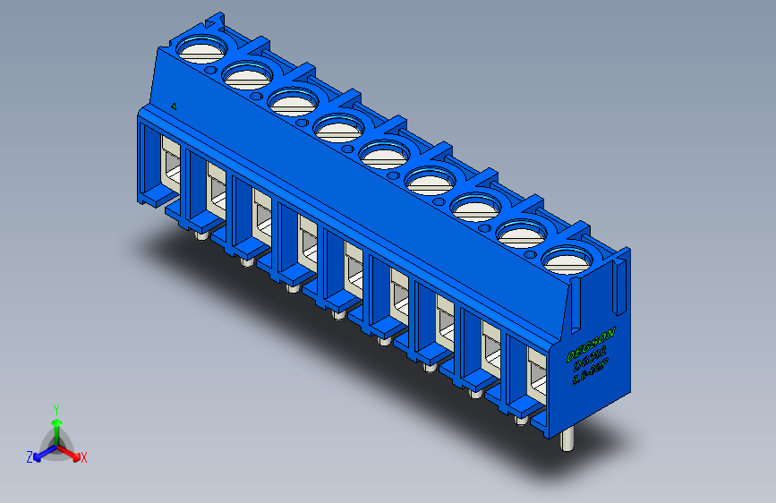 DEGSON DG302 系列 5.0 接线端子-DG302-5.0-09P-12-00AH