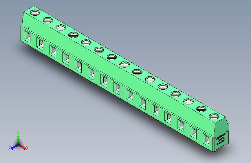 DEGSON DG500 系列 5.05.087.62mm 接线端子-DG500-7.62-15P-14-00AH