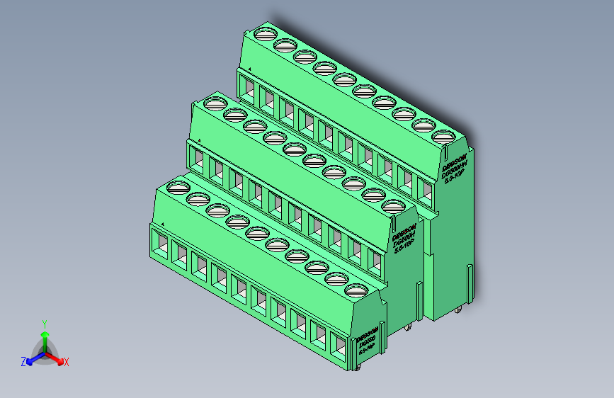 DEGSON DG500 系列 5.05.087.62mm 接线端子-DG500A3-5.0-30P-14-00AH