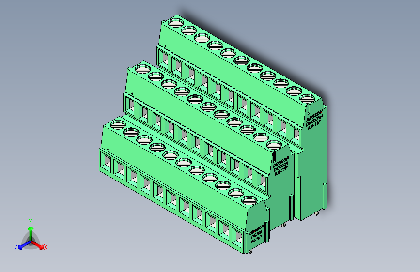 DEGSON DG500 系列 5.05.087.62mm 接线端子-DG500A3-5.0-33P-14-00AH