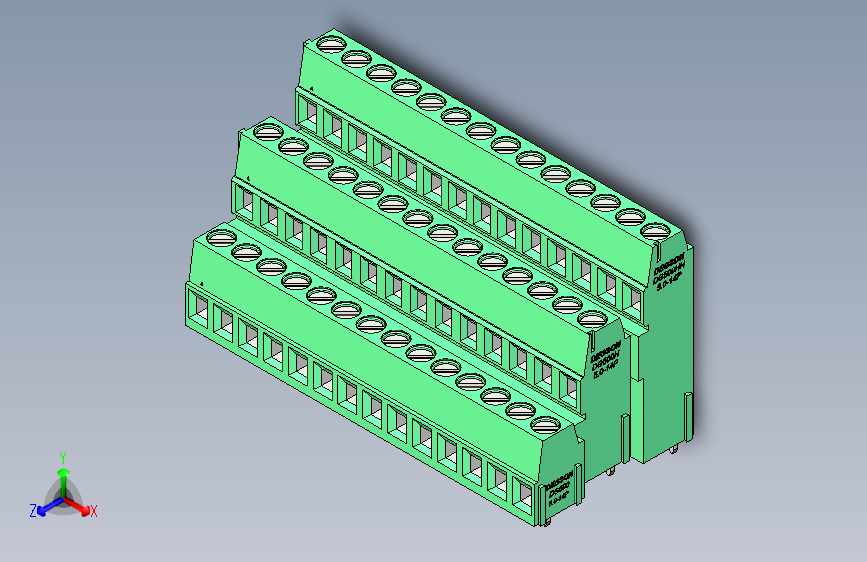 DEGSON DG500 系列 5.05.087.62mm 接线端子-DG500A3-5.0-42P-14-00AH
