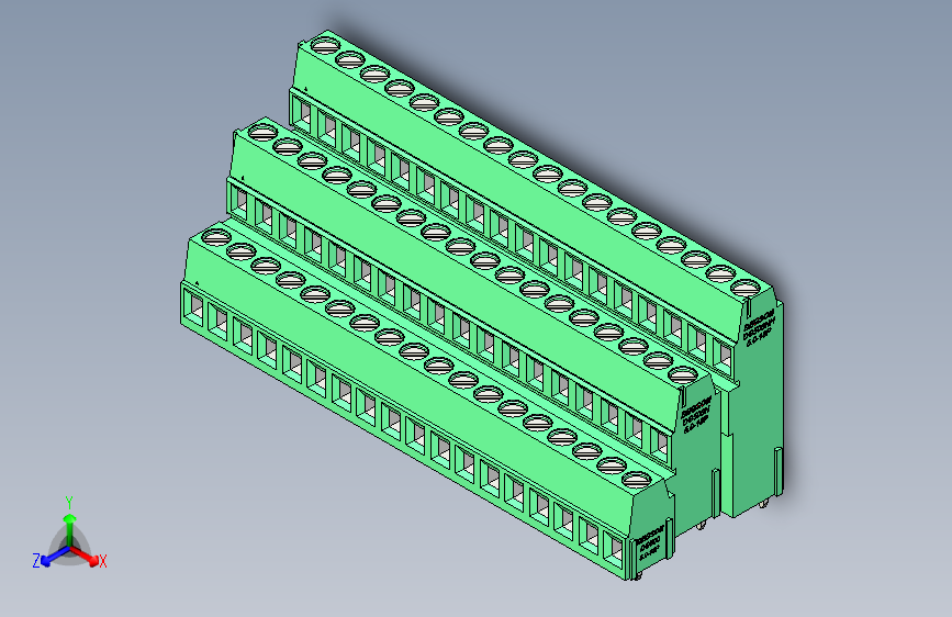 DEGSON DG500 系列 5.05.087.62mm 接线端子-DG500A3-5.0-54P-14-00AH