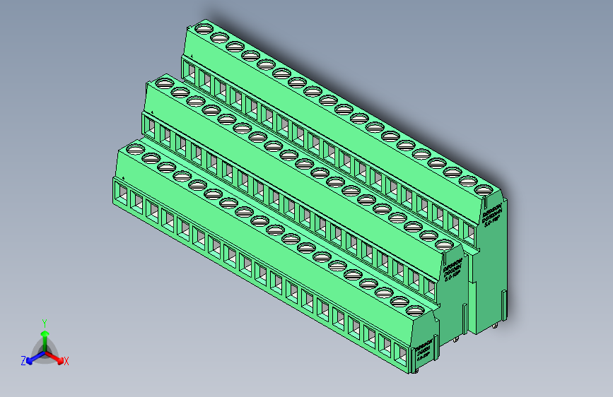 DEGSON DG500 系列 5.05.087.62mm 接线端子-DG500A3-5.0-57P-14-00AH