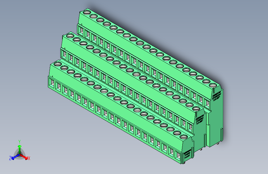 DEGSON DG500 系列 5.05.087.62mm 接线端子-DG500A3-5.0-60P-14-00AH