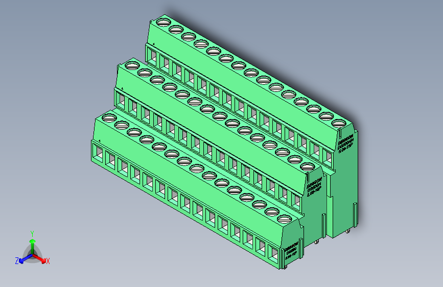 DEGSON DG500 系列 5.05.087.62mm 接线端子-DG500A3-5.08-45P-14-00AH
