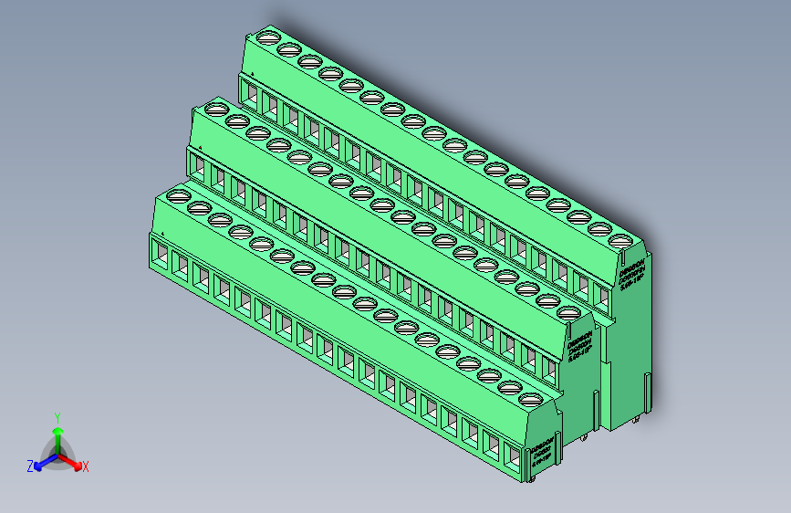 DEGSON DG500 系列 5.05.087.62mm 接线端子-DG500A3-5.08-54P-14-00AH