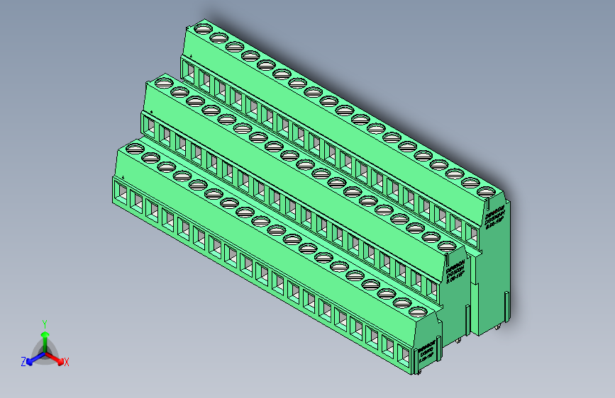 DEGSON DG500 系列 5.05.087.62mm 接线端子-DG500A3-5.08-57P-14-00AH