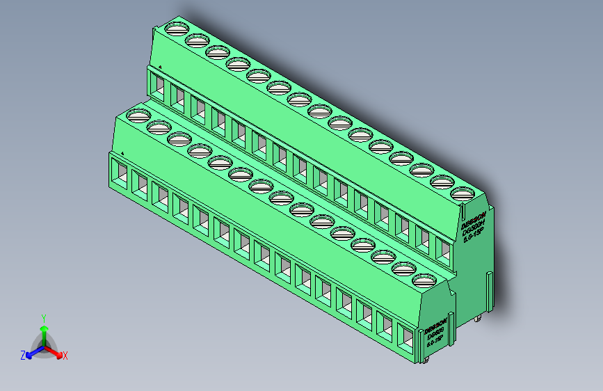 DEGSON DG500 系列 5.05.087.62mm 接线端子-DG500A-5.0-30P-14-00AH