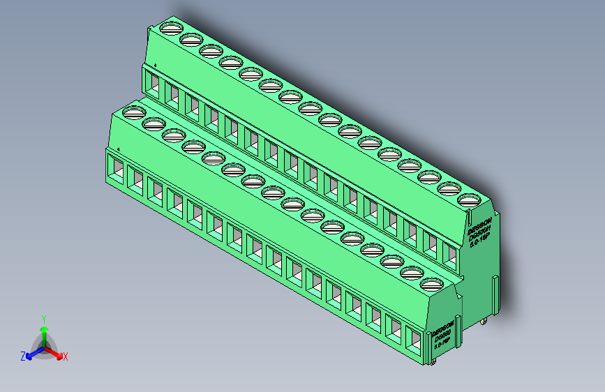 DEGSON DG500 系列 5.05.087.62mm 接线端子-DG500A-5.0-32P-14-00AH