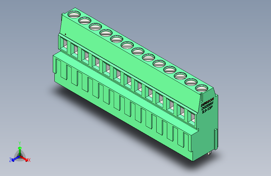 DEGSON DG500 系列 5.05.087.62mm 接线端子-DG500H-5.0-13P-14-00AH