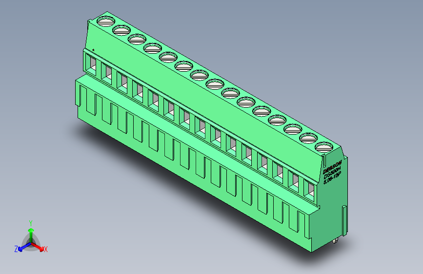 DEGSON DG500 系列 5.05.087.62mm 接线端子-DG500H-5.08-15P-14-00AH