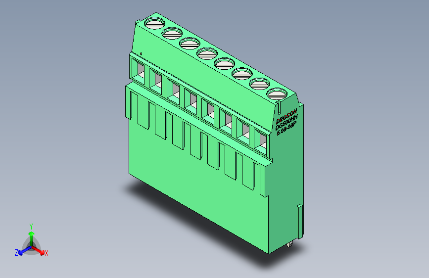DEGSON DG500 系列 5.05.087.62mm 接线端子-DG500HH-5.08-08P-14-00AH
