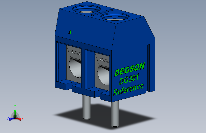 DEGSON DG301 系列 5.0mm 接线端子-DG301-5.0-xxP-12-00AH