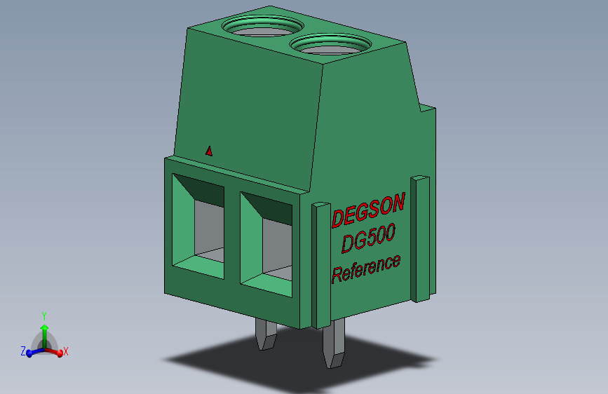 DEGSON DG500 系列 5.05.087.62mm 接线端子-DG500-5.0_5.08_7.62-xxP-14-00AH