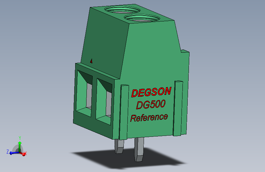 DEGSON DG500 系列 5.05.087.62mm 接线端子-DG500-5.0_5.08_7.62-xxP-14-00AHSubA3SubASubB